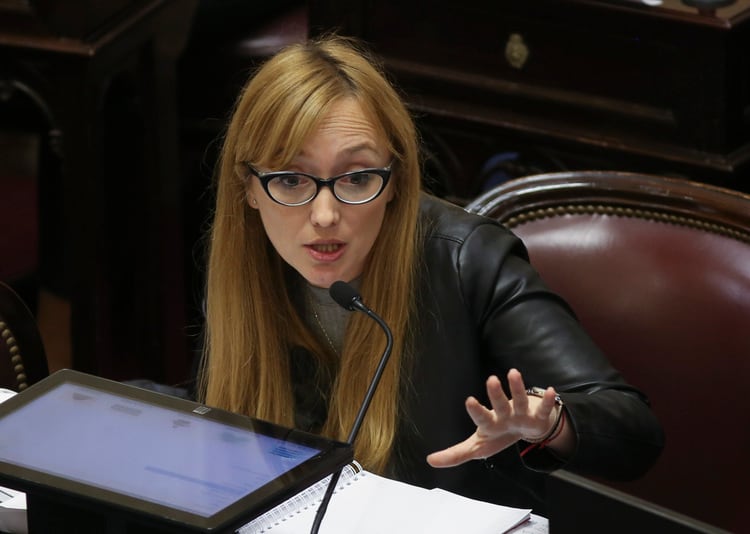 Anabel Fernández Sagasti, senadora oficialista por Mendoza. 