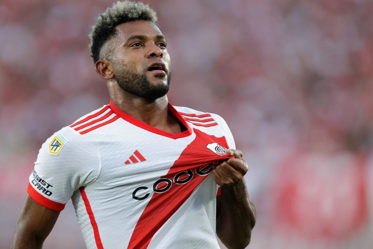 Miguel Borja, el goleador de River.