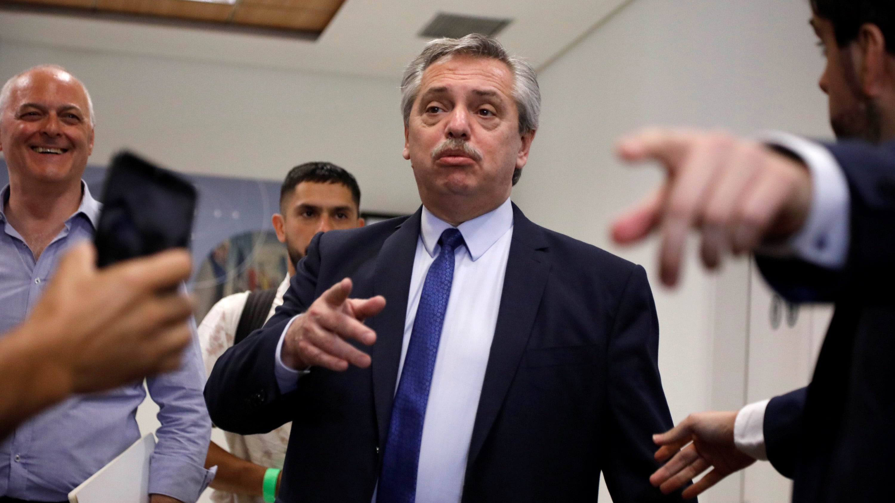 Alberto Fernández se reunió con empresarios.