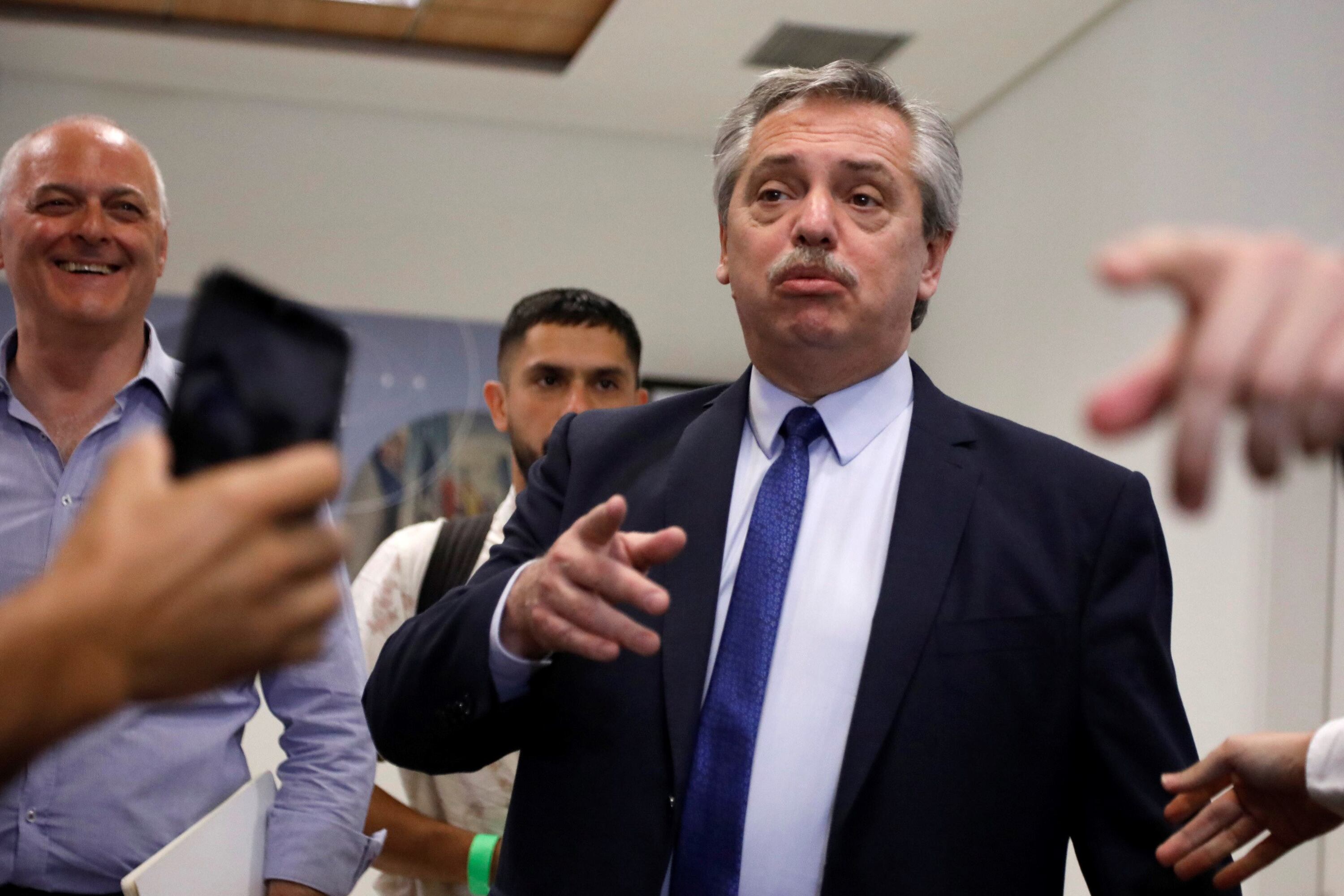 Alberto Fernández se reunió con empresarios.