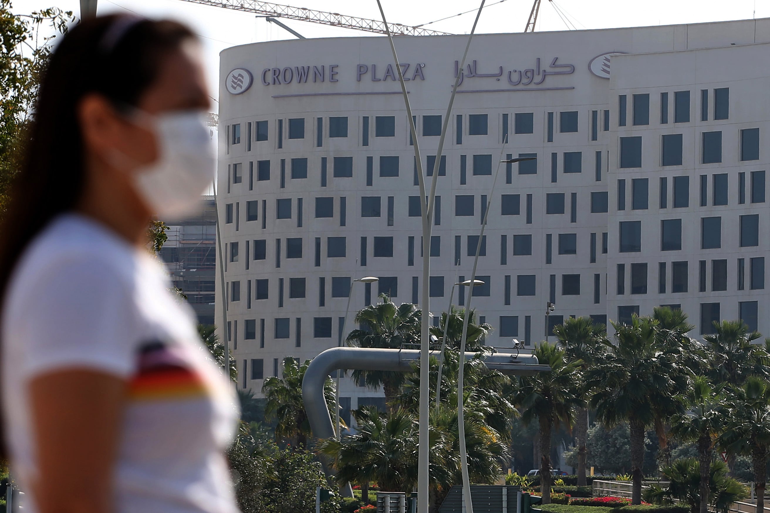 Los ciclistas no pueden salir de su hotel hasta que se comprueben que no están contagiados.
