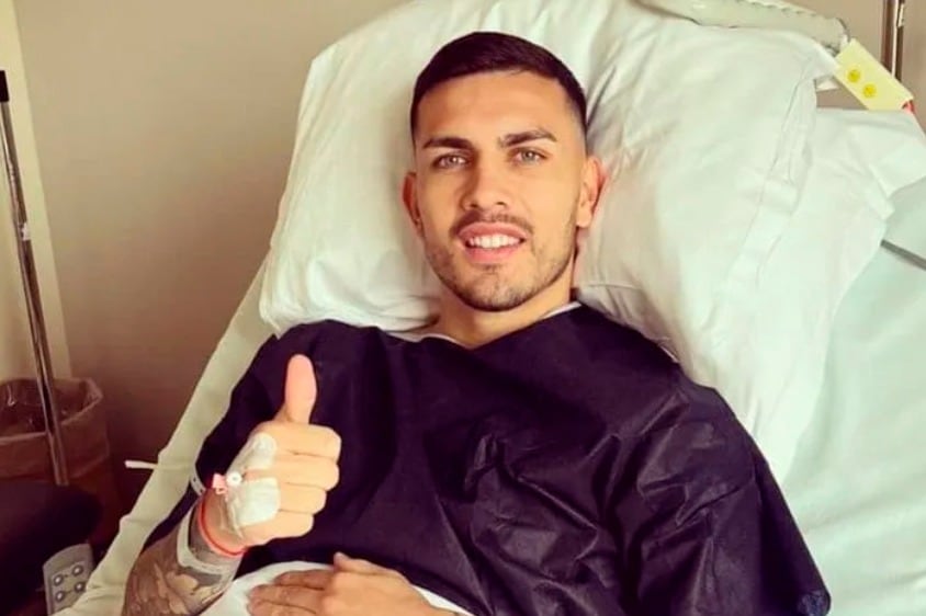 Después de la operación, Paredes iniciará la recuperación 