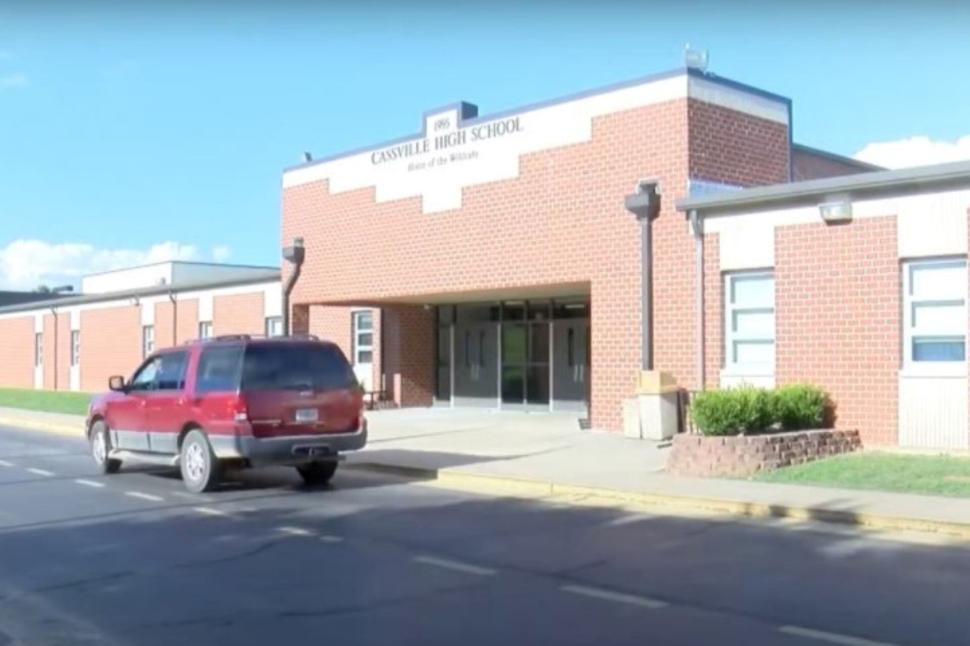 Una escuela del distrito de Cassvile, en Missouri, Estados Unidos, donde se aprobó que haya castigo físco en los alumnos. 