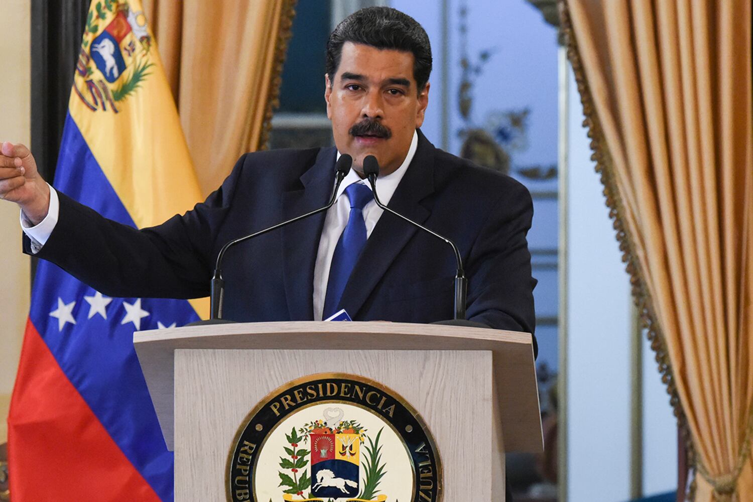 Maduro habló en una reunión del Consejo de Defensa de la Nación.