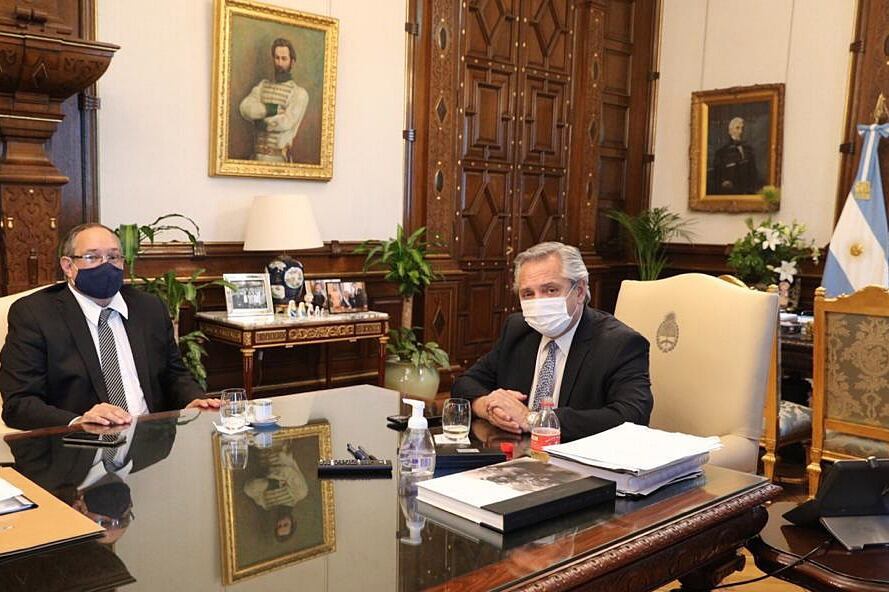 Fernández se reunió con Leavy que había votado en contra de la IVE en 2018