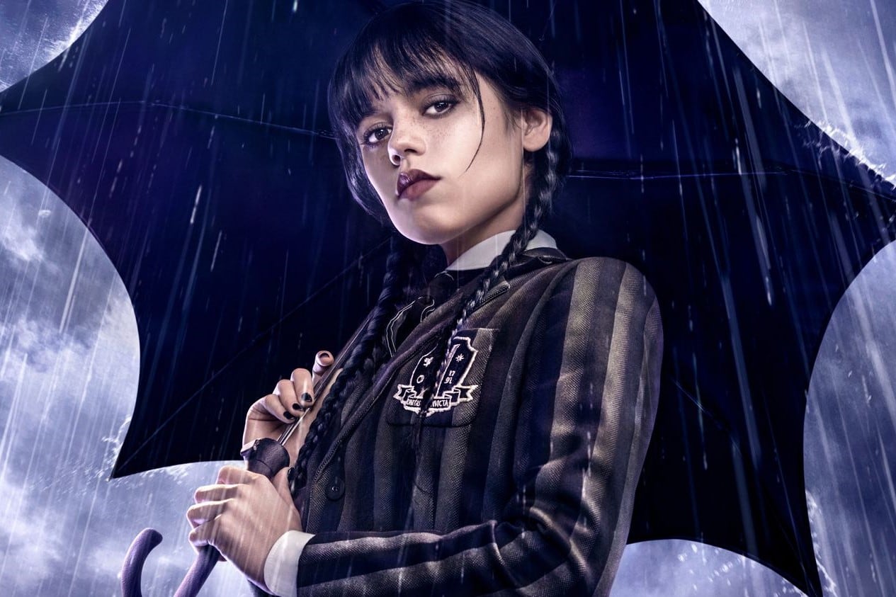 La serie Merlina se posicionó entre las más exitosas de 2022 en Netflix. Imagen: Netflix. 