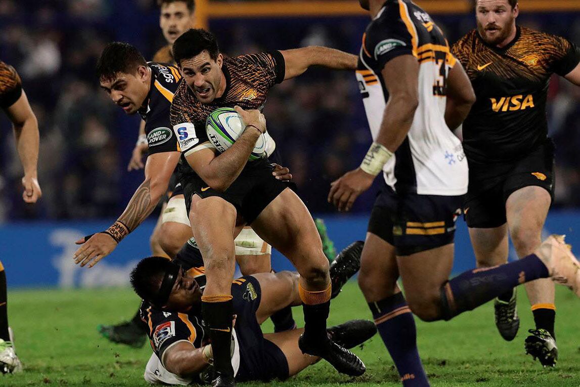 Jaguares en acción en el Super Rugby.