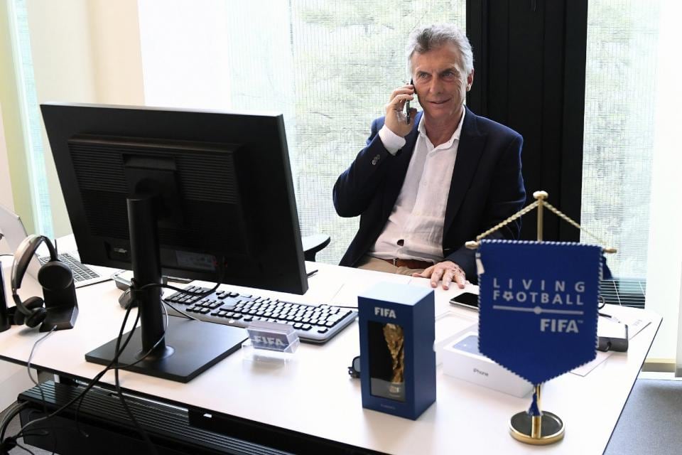 Macri, presidente de la Fundación de la FIFA y crítico de la Copa América.