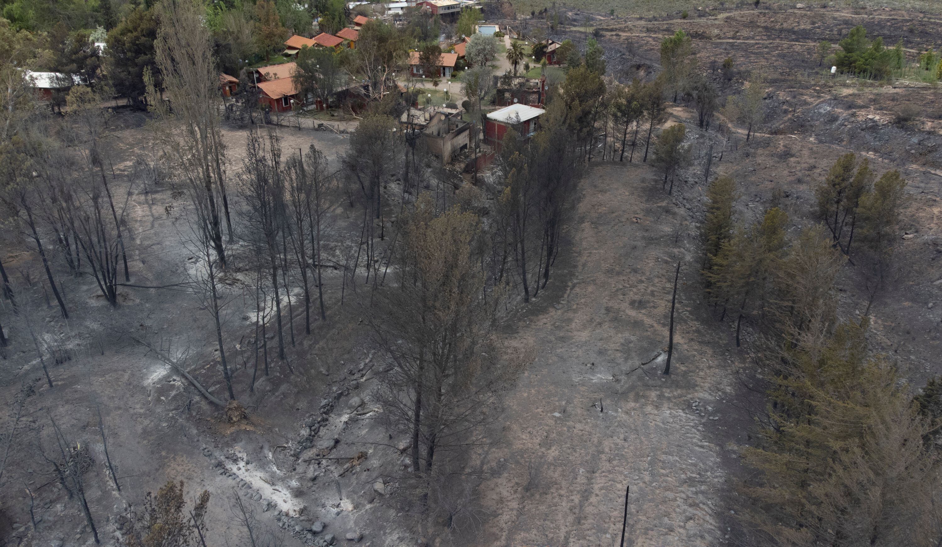 El viento Zonda provocó incendios en Luján de Cuyo, y 82 personas tuvieron que ser evacuadas a un polideportivo de esa ciudad mendocina
