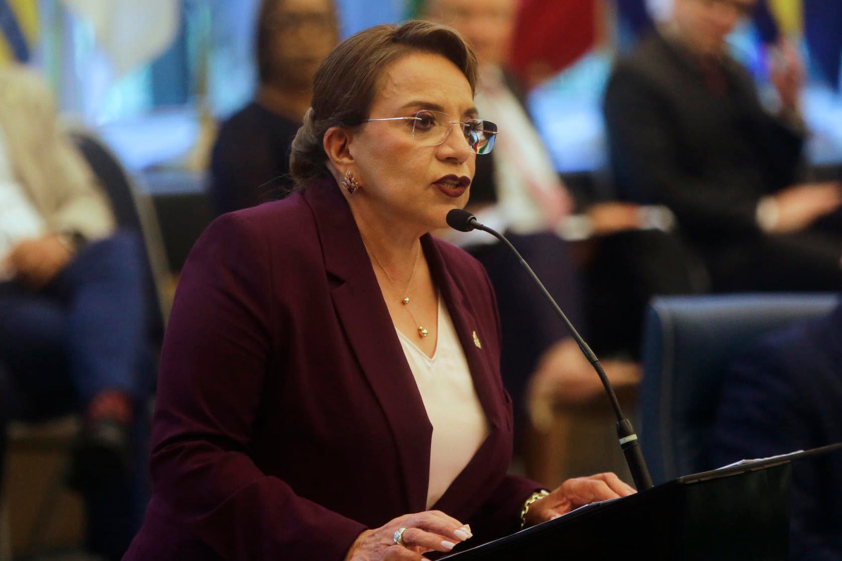 Xiomara Castro, presidenta de Honduras.