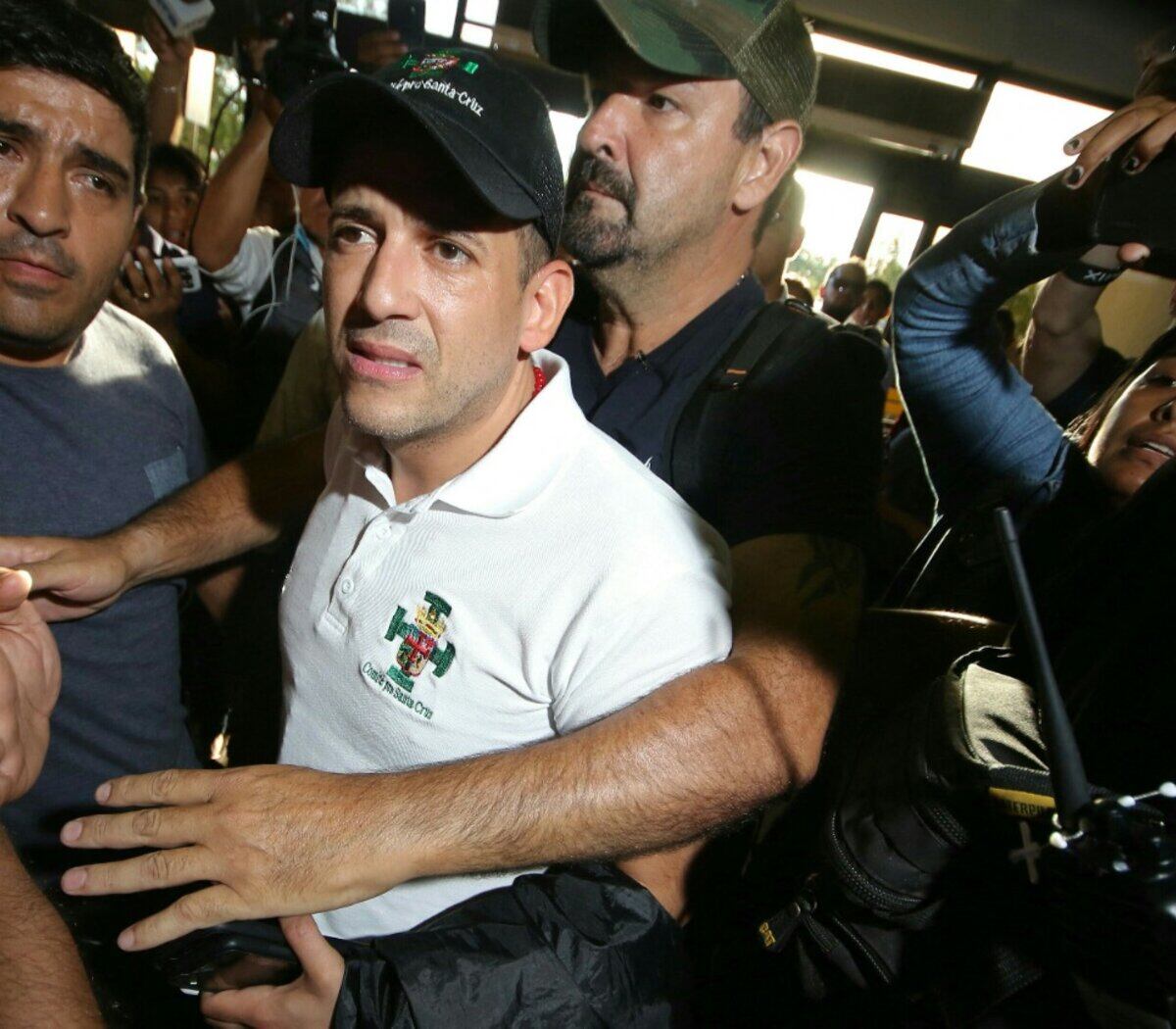 Luis Fernando Camacho, gobernador de Santa Cruz, detenido por su participación en el golpe contra Evo Morales