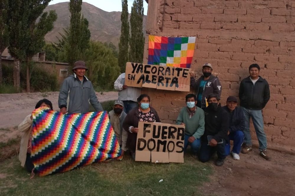 La representante legal señaló que la usurpación de tierras comenzó en diciembre pasado.