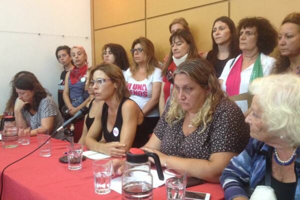 La conferencia de prensa de Ni una Menos en el Cels.