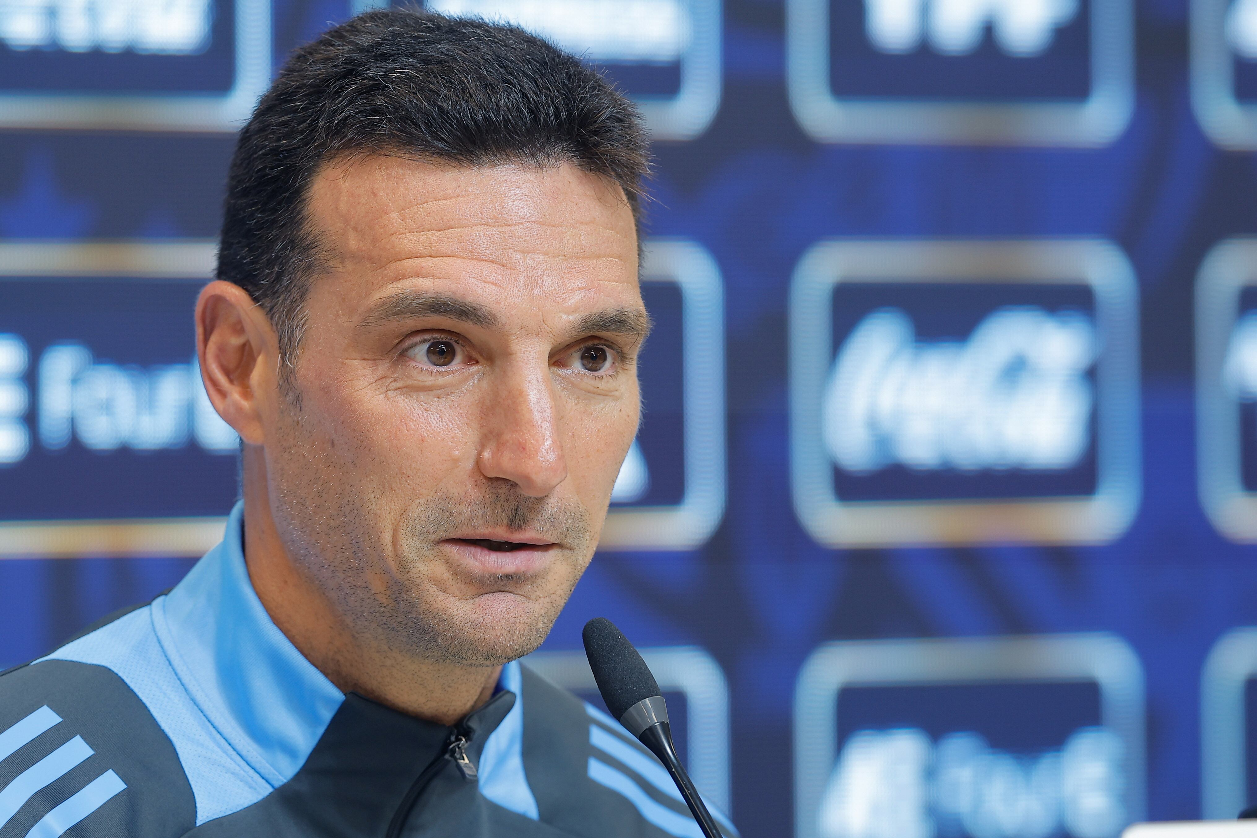 El técnico del seleccionado argentino Lionel Scaloni