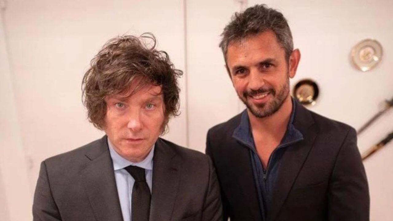 Javier Milei y Martín Menem.