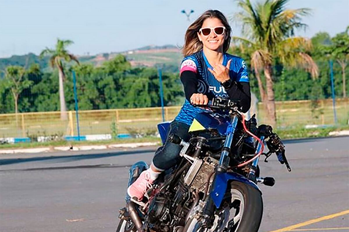 Indy Muñoz era múltiple campeona de motociclismo en Brasil.