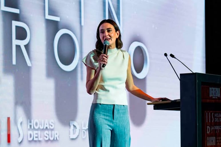 Evelin Barroso, la referente de "Cita con la Vida" que crece en el espacio de los libertarios.