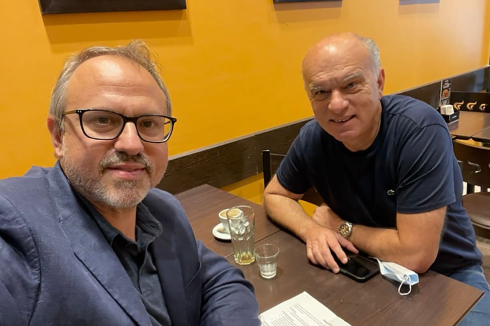 Diego Valenzuela y Néstor Gindetti, intendentes de los distritos del PRO en los que ganó Massa. 