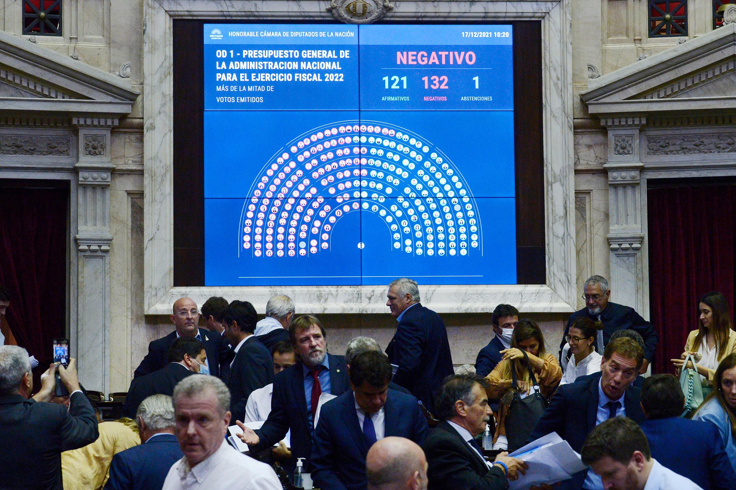 El debate en el recinto duró 21 horas.