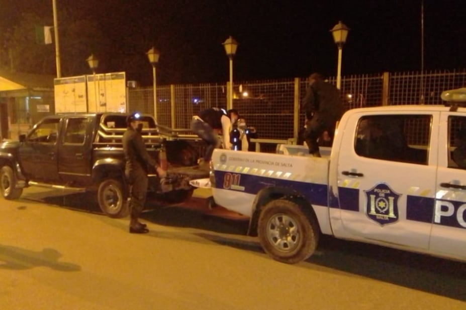 Los tubos para Yacuiba, fotografía difundida por la Municipalidad de Salvador Mazza