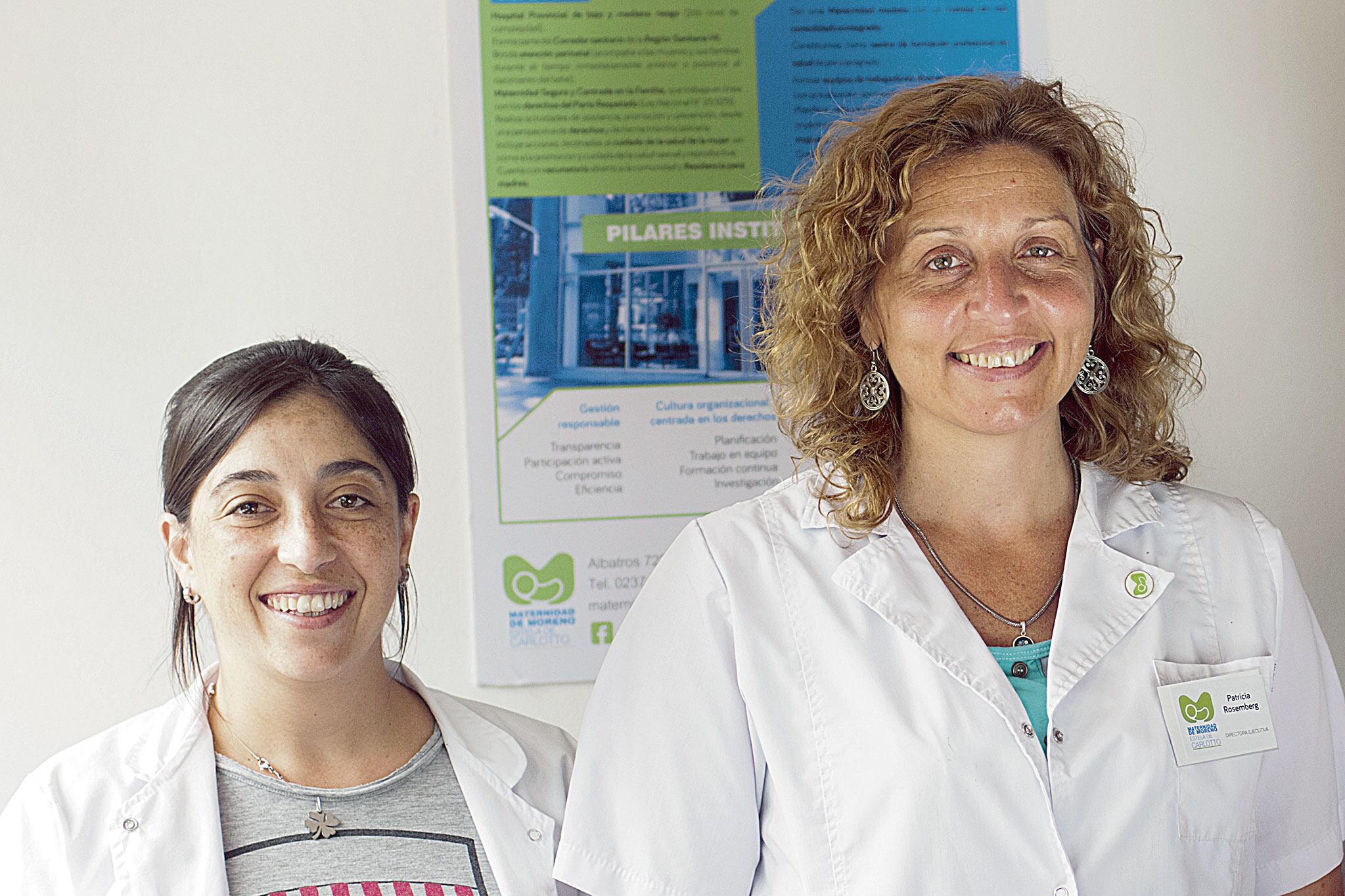 otros tiempos: las directoras cecilia zerbo y patricia rosemberg en los comienzos del proyecto de maternidad segura, inclusiva y centrada en el parto respetado.