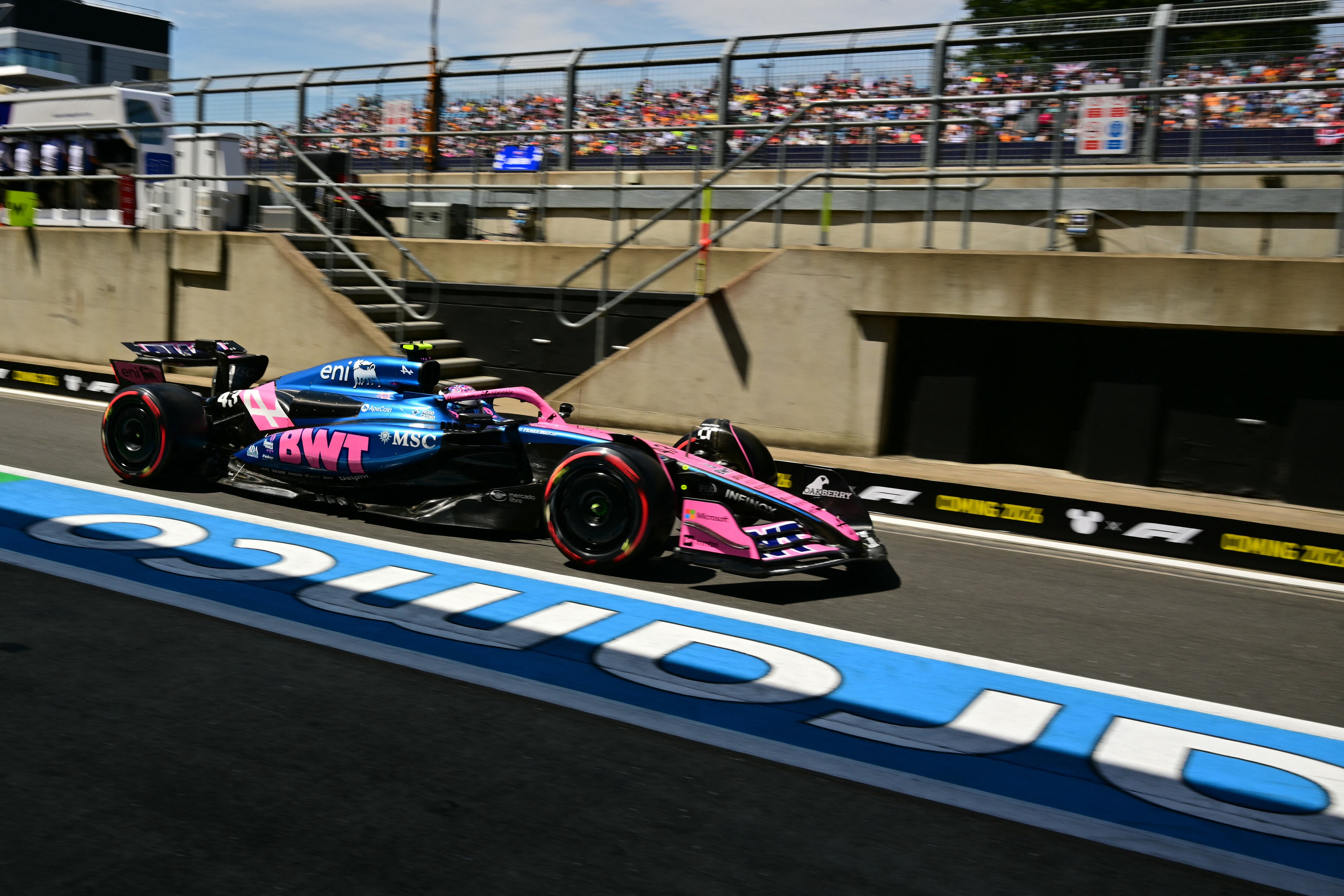 Colapinto destacó que el viento complicó la puesta a punto del Alpine