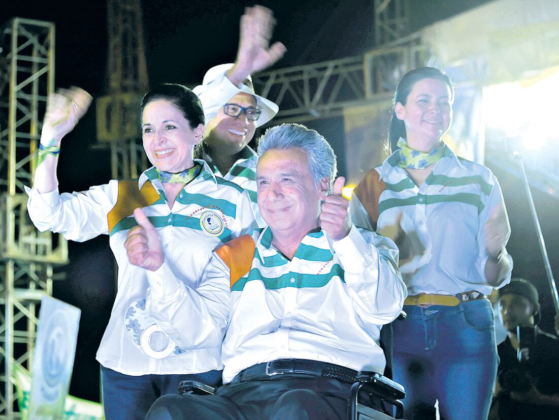 Lenín Moreno prometió “un Ecuador para todos con un presidente para todos, no para pocos”.