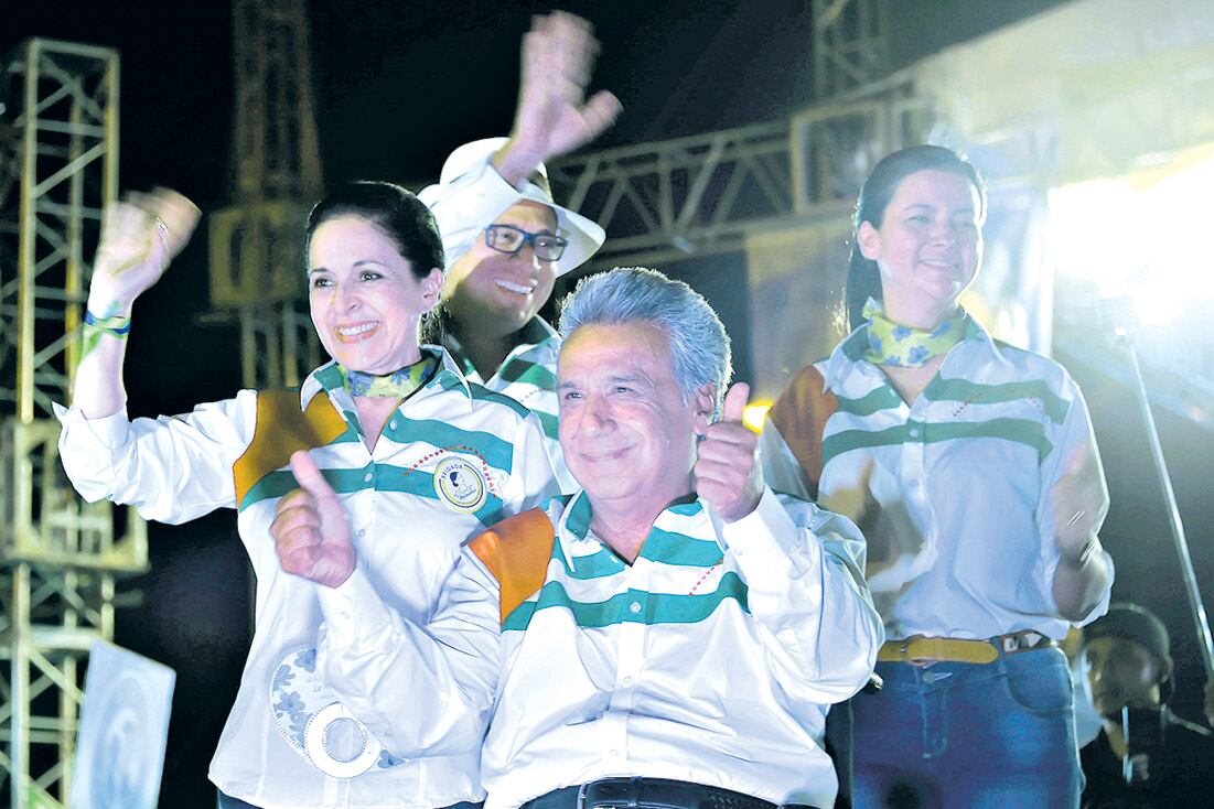 Lenín Moreno prometió “un Ecuador para todos con un presidente para todos, no para pocos”.