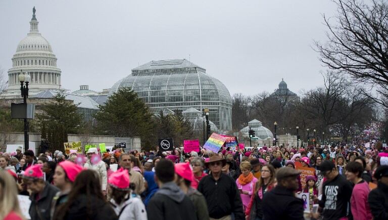 Se estima que más de 200 mil manifestantes marcharán en Washington.
