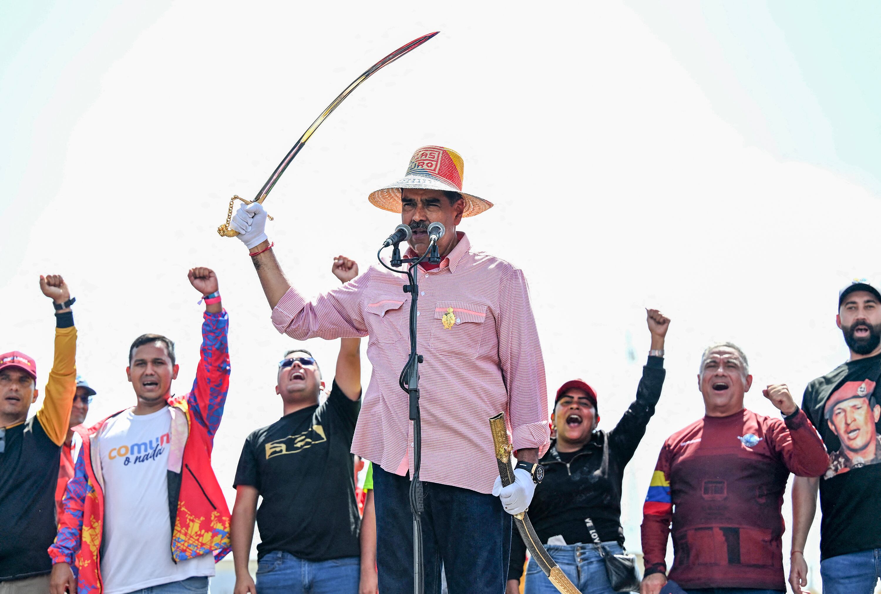 Cierre de campaña de Maduro en Maracaibo, Venezuela.