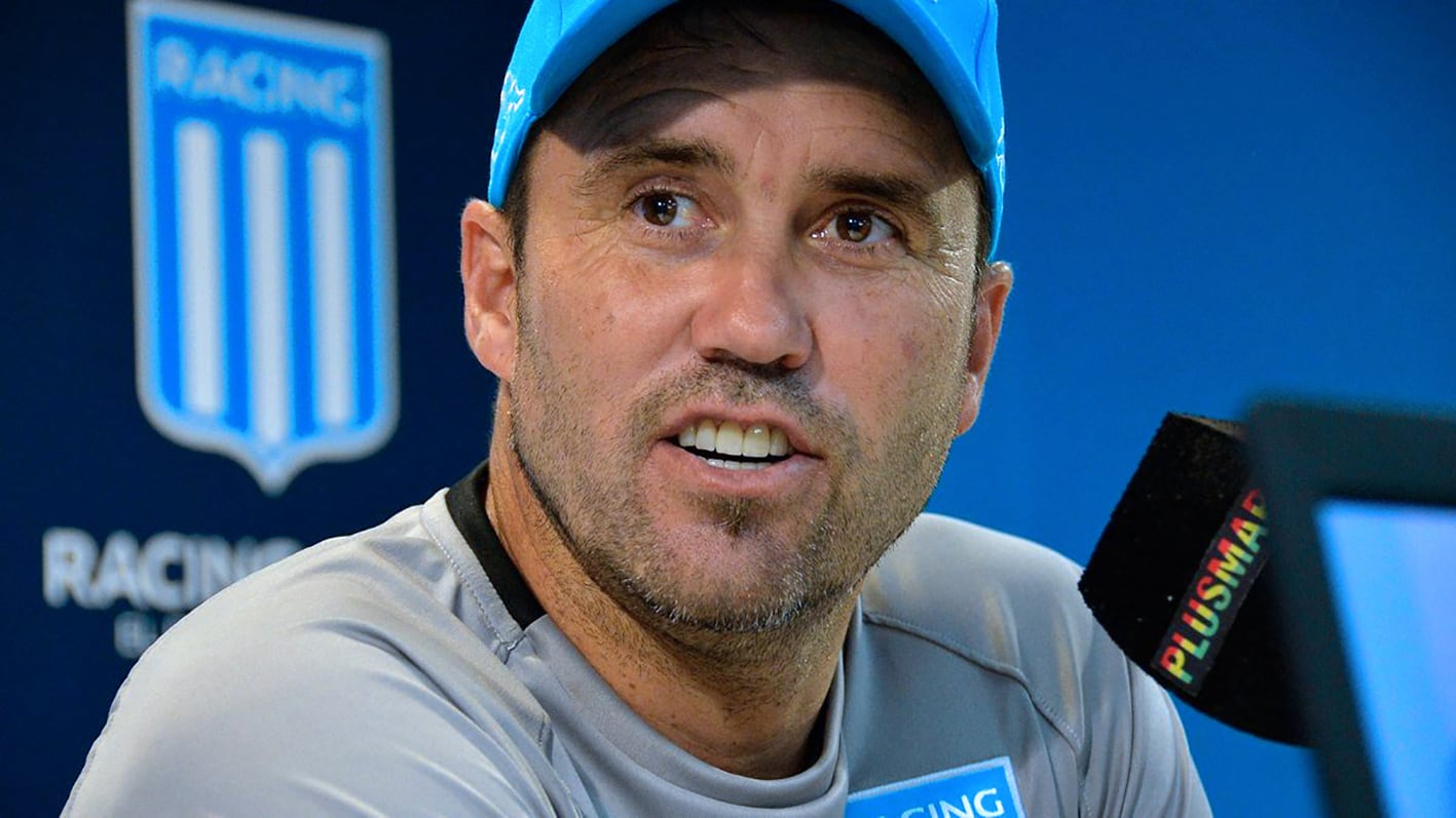 Eduardo Coudet, DT de Racing Club.