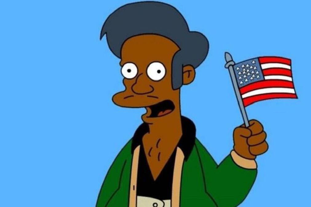 Apu Nahasapeemapetilon, centro de la polémica.