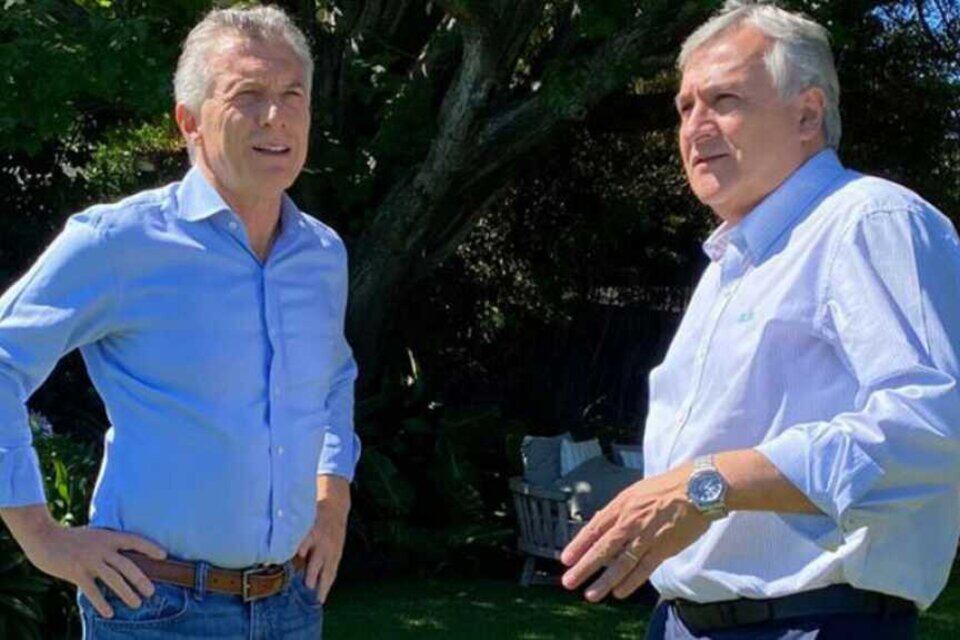 Macri y Morales, cuando JxC mostraba armonía.
