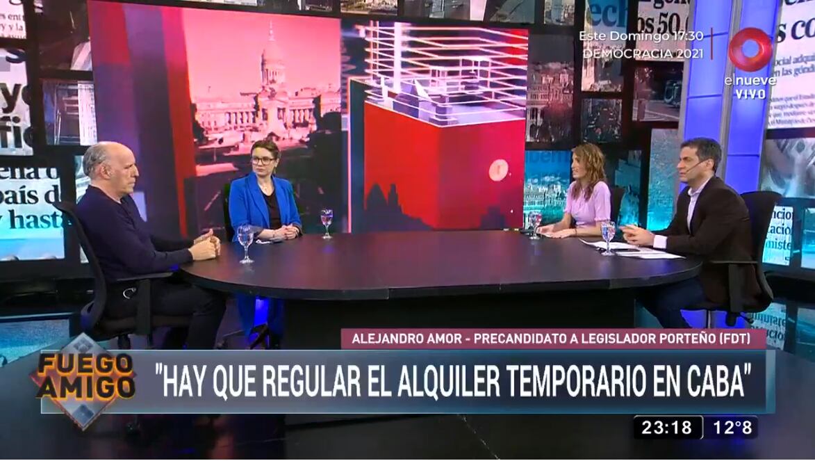 Foto: Fuego Amigo (Canal Nueve)