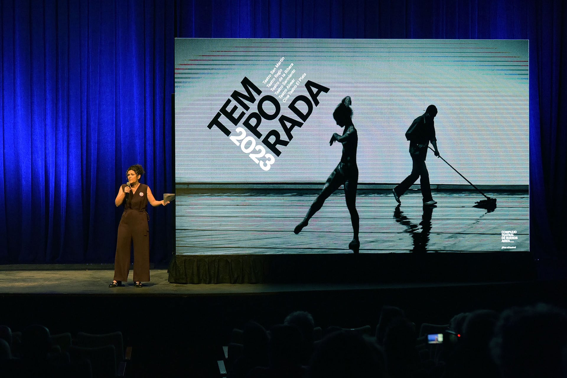 Gabriela Ricardes en la presentación de la temporada.
