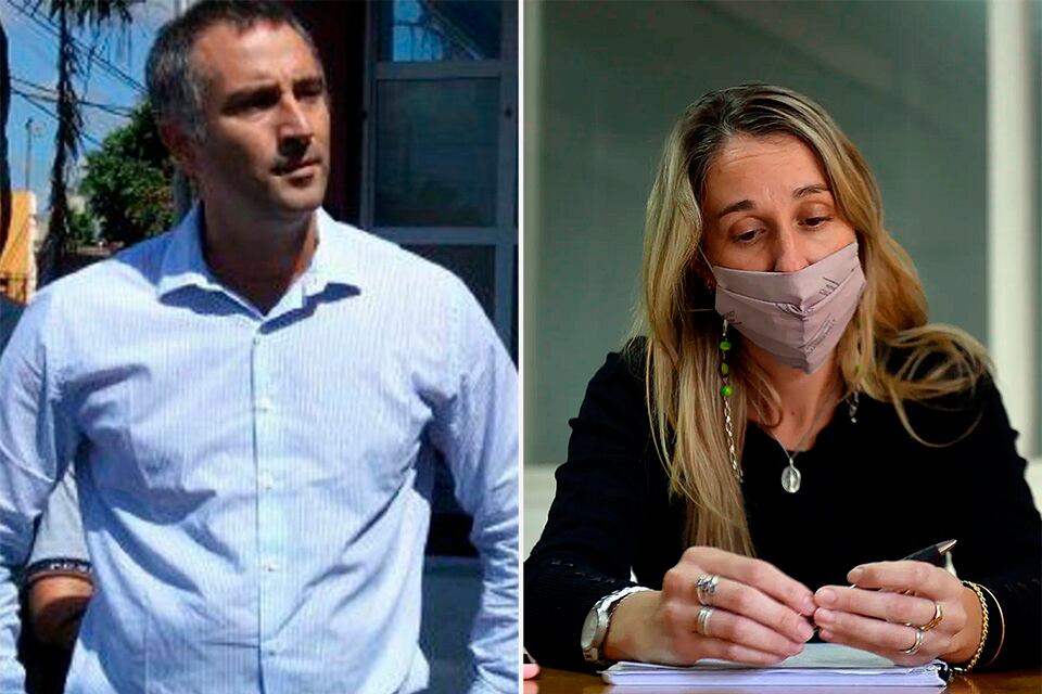 Fiscales de San Lorenzo Juan Carlos Ledesma y Melisa Serena.