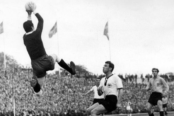 Carrizo en el Mundial de Suecia 58.