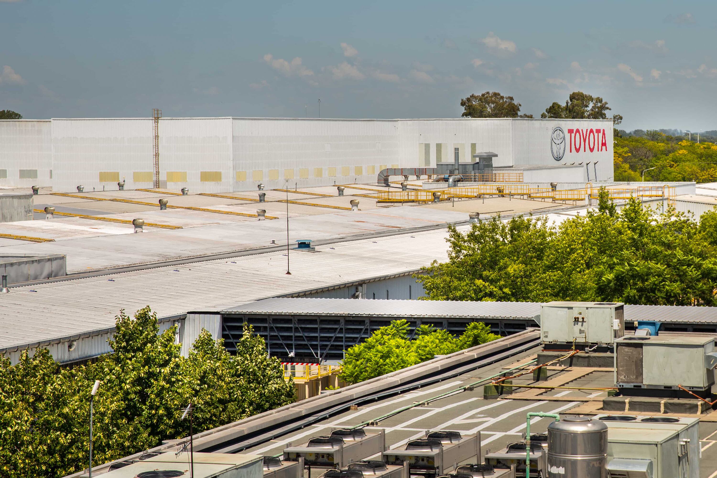 La planta de Toyota en Zárate.