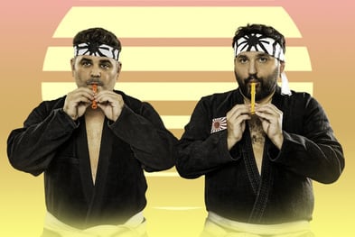 Sebastián De Caro y Diego "Chak" Fernández presentarán cuatro funciones de Hijos del dragón.