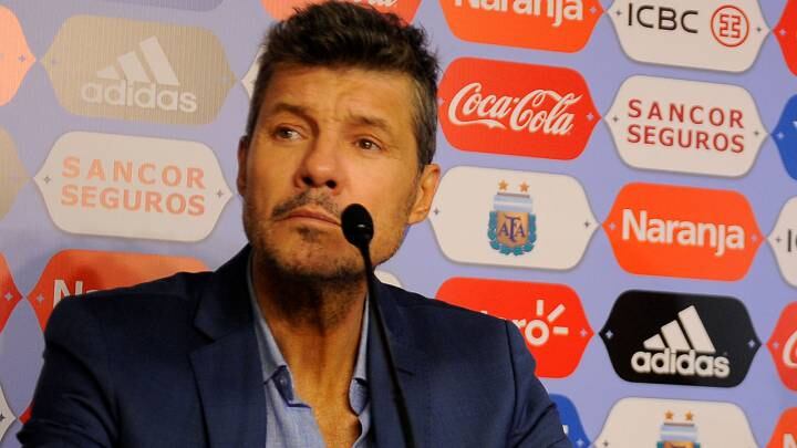 Marcelo Tinelli preside la Liga Profesional de Fútbol.