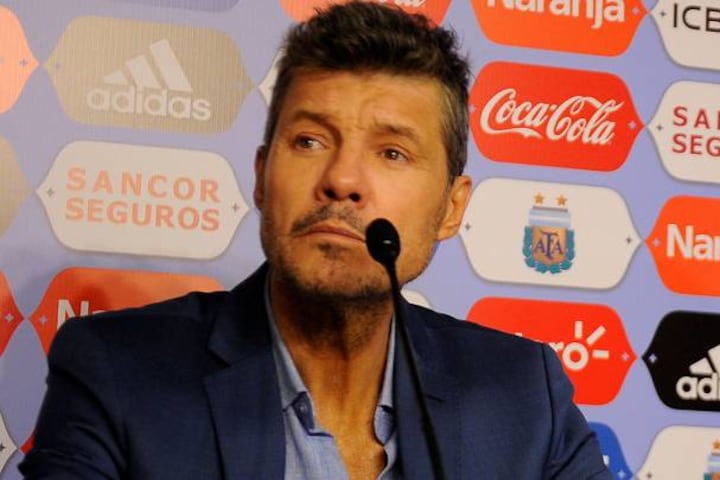 Marcelo Tinelli preside la Liga Profesional de Fútbol.
