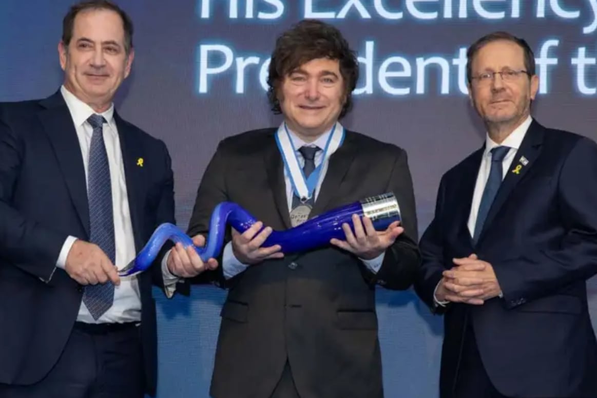Javier Milei destinó un millón de dólares del Premio Génesis para crear una organización que busca estrechar vínculos políticos y económicos con Israel en América Latina