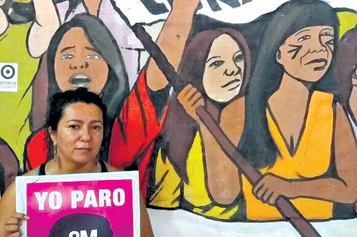 “Contra el patriarcado y el capitalismo”, dice Amarilla Leiva.