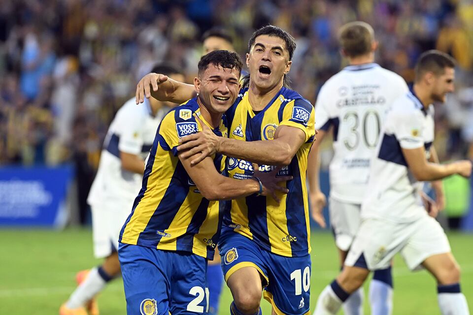 Duarte y Malcorra celebran el triunfo.