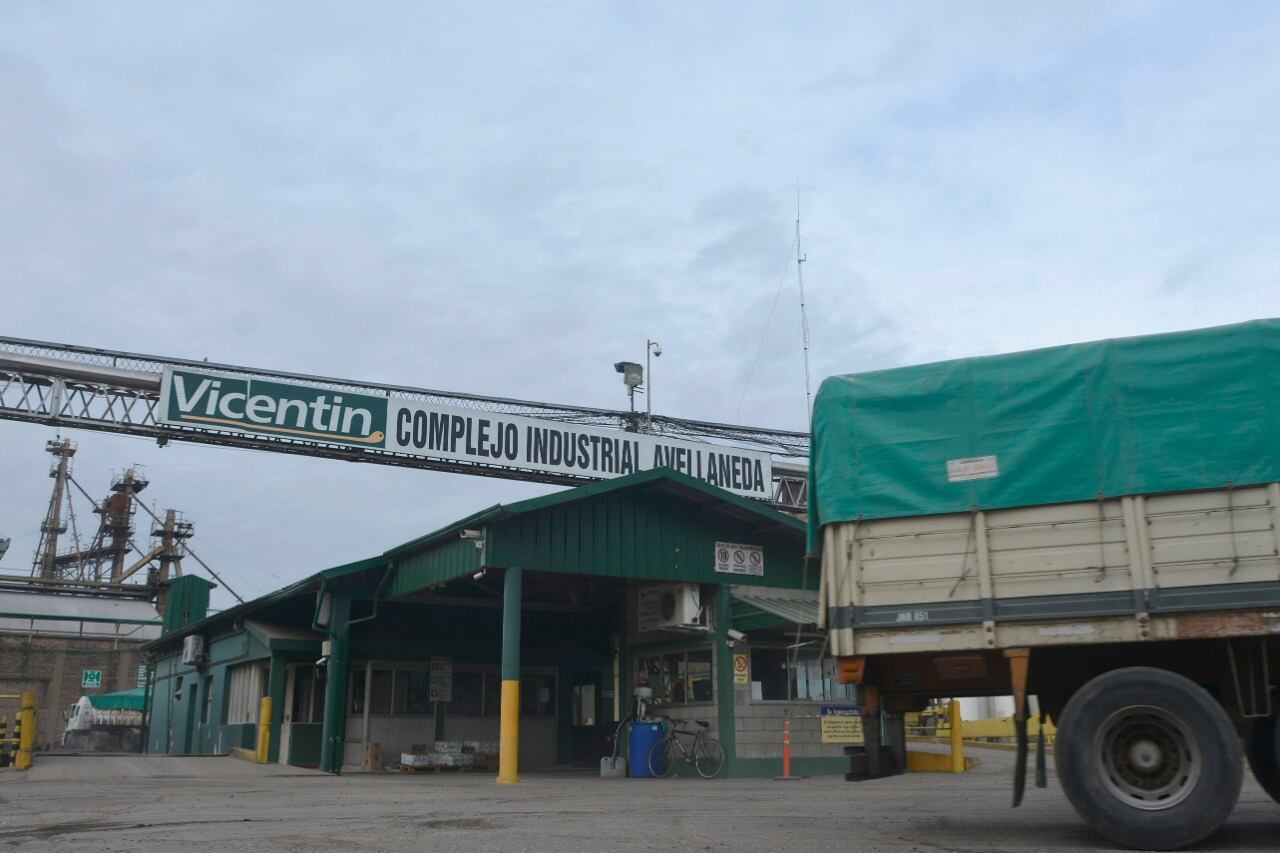 Planta de Vicentin en Santa Fe.