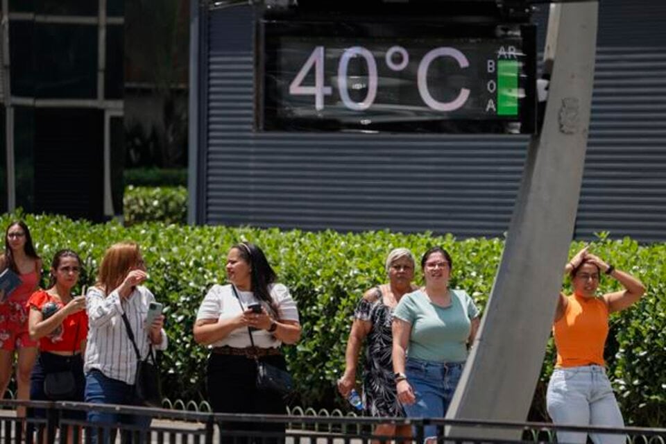 San Pablo amaneció este martes con las temperaturas más altas de Brasil. ¿Qué pasa en Argentina?