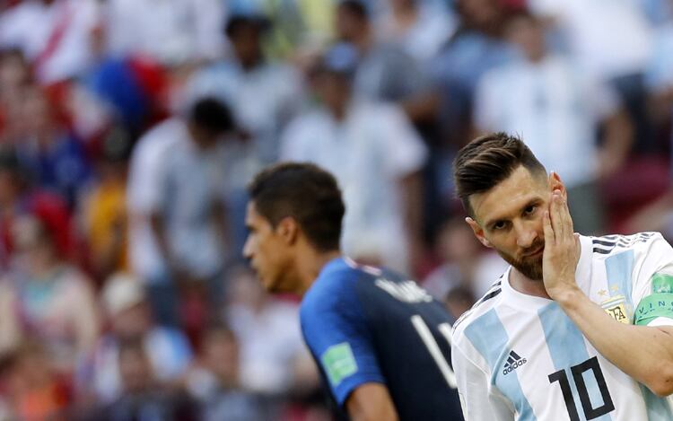 Messi sufre la derrota en Kazán.