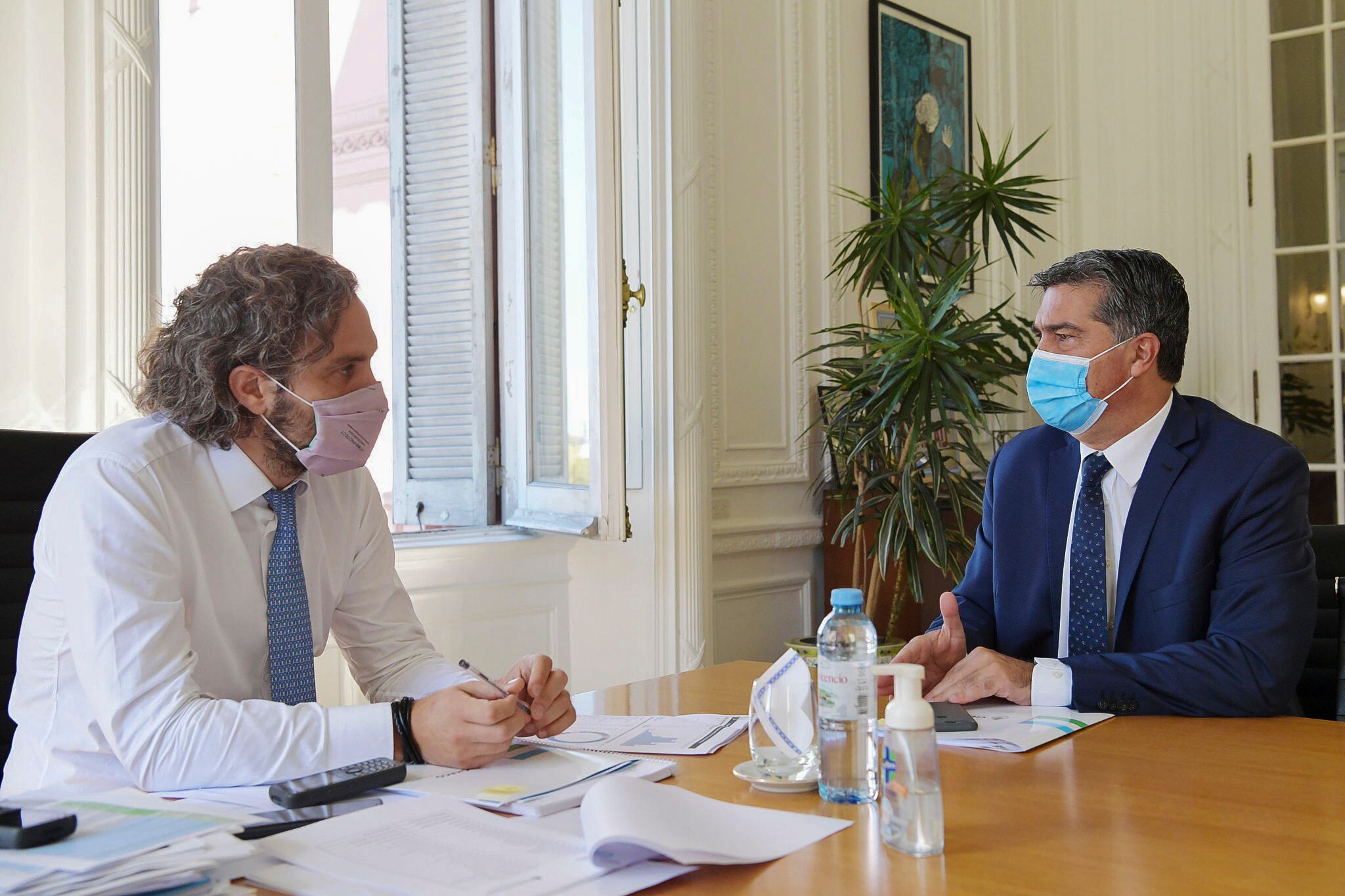 Capitanich llevó el respaldó del gobernadores del Norte a la Casa Rosada.