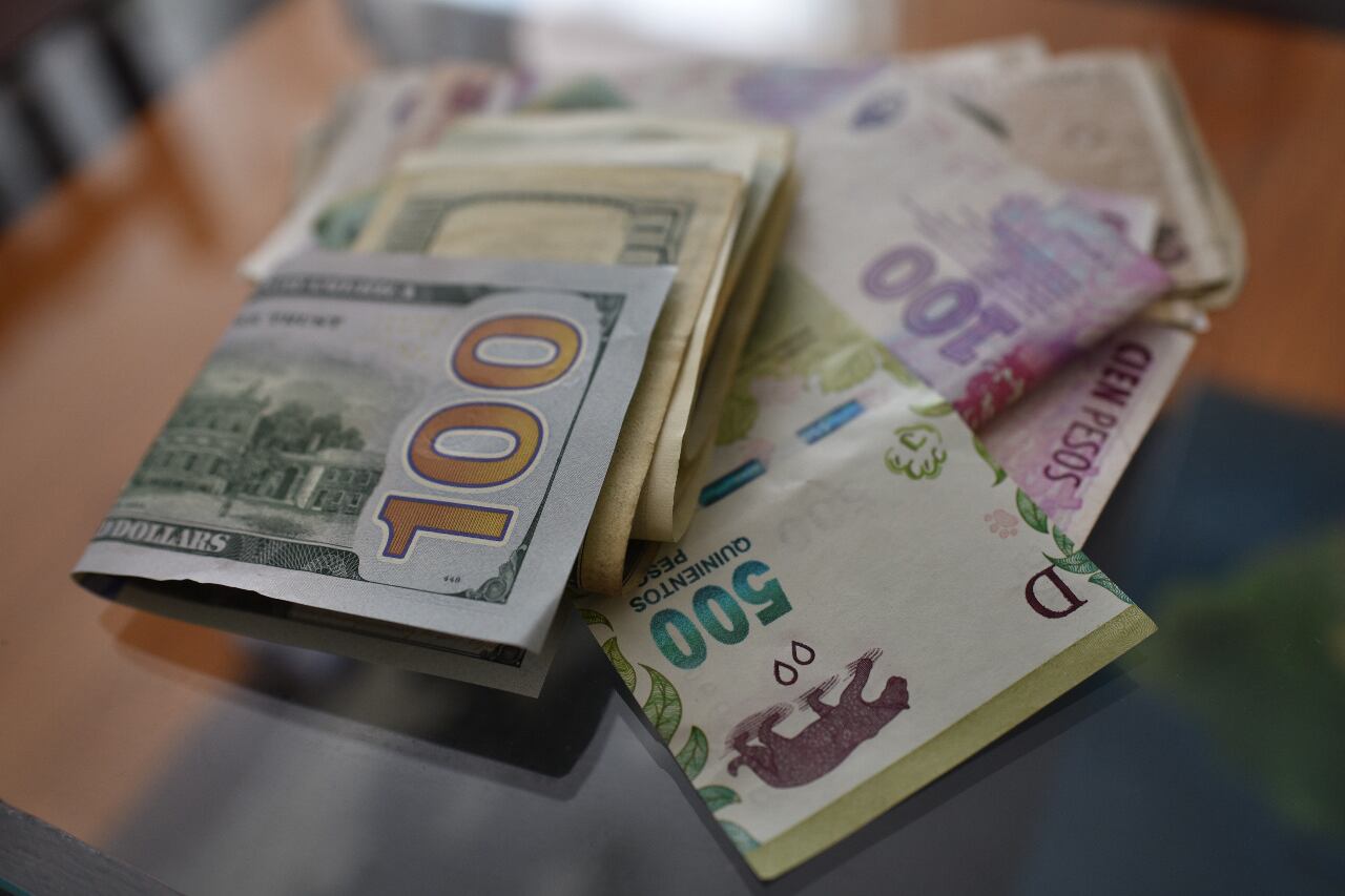 En la economía local conviven ambas monedas (el peso y el dólar) y ambas se disputan el espacio monetario.