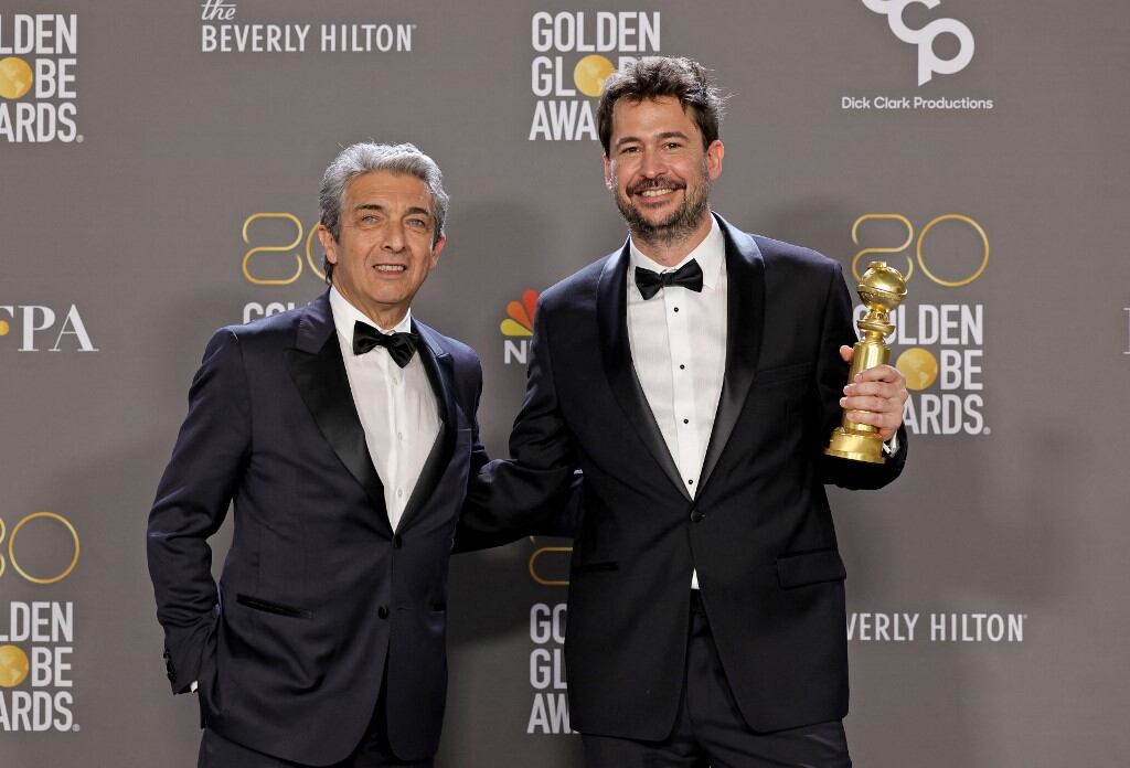 "Argentina, 1985", del director Santiago Mitre, ganó el premio Globo de Oro a mejor película de 2023 en lengua no inglesa. (Foto: AFP)